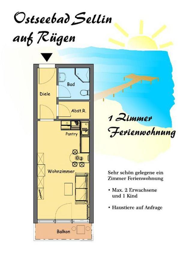 Ostseebad Sellin Auf Ruegen Apartment Im Haus Baltic 1 Og المظهر الخارجي الصورة